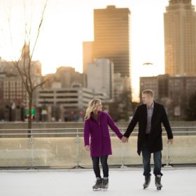 brenton skating plaza engagement photos and proposal